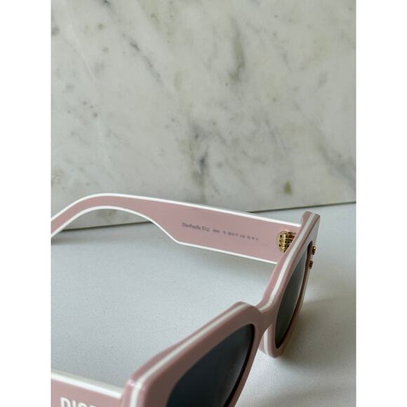 NEW Dior Pacific S1U Logo Sunglasses in Mauve Powder Pink